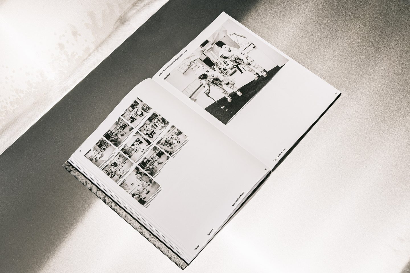 Interior pages with documentary mission imagery and spacious layout