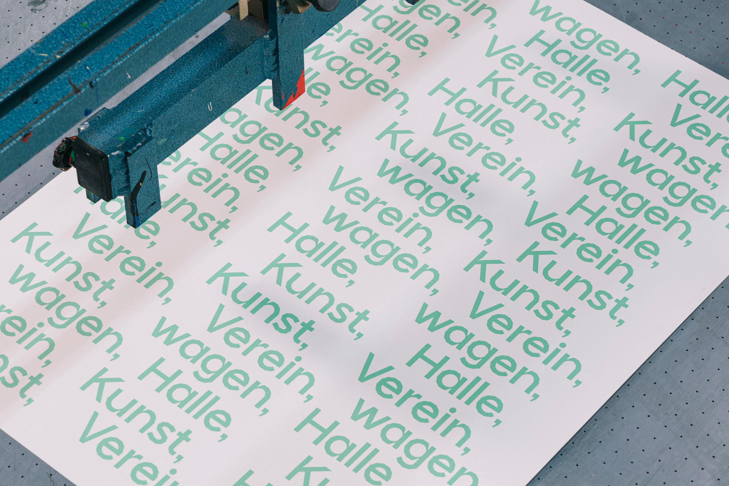 Silkscreen edition, printed by Hans-Jörg Seidler