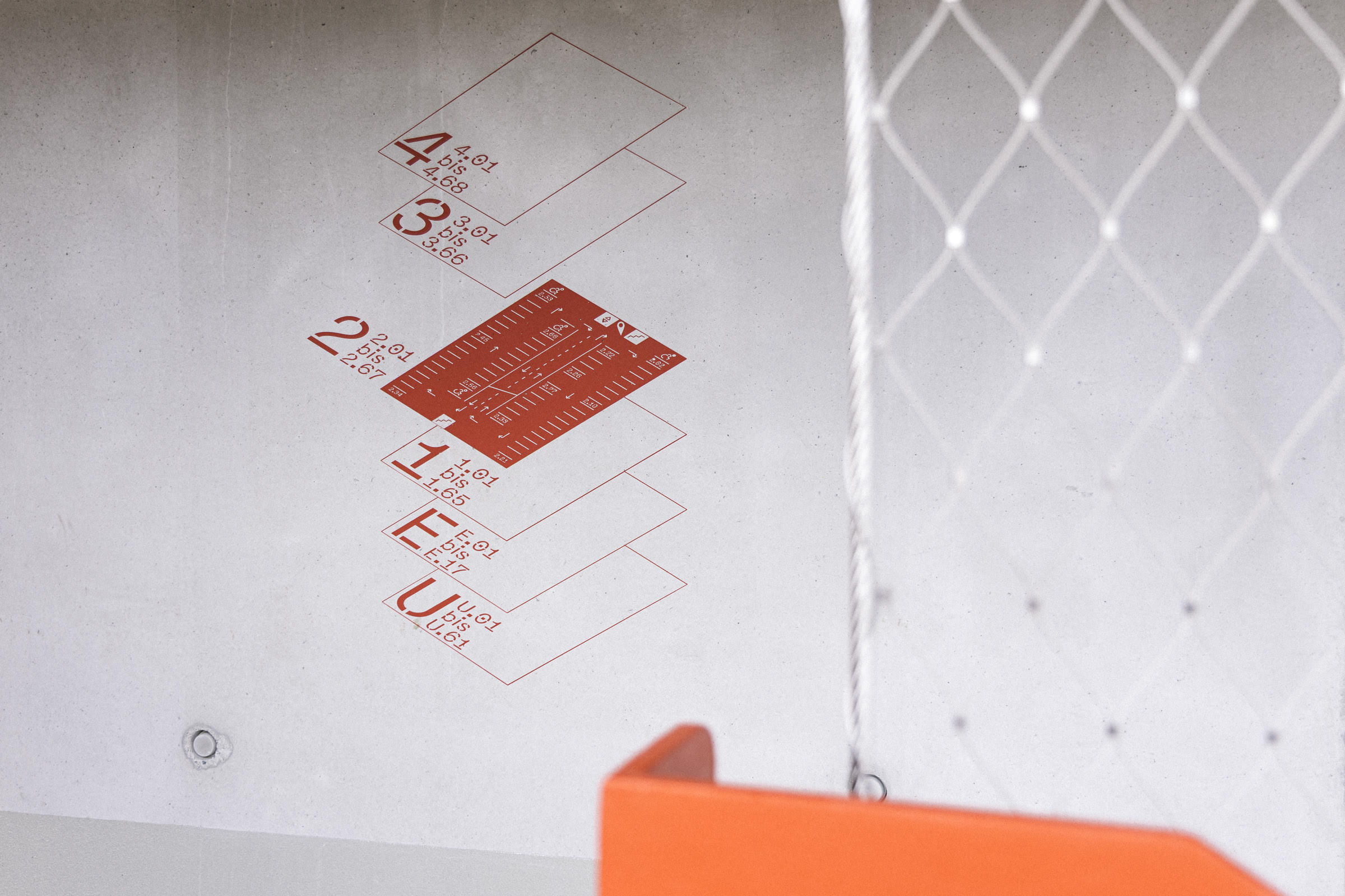 Isometric floorplan that was applied by silkscreen