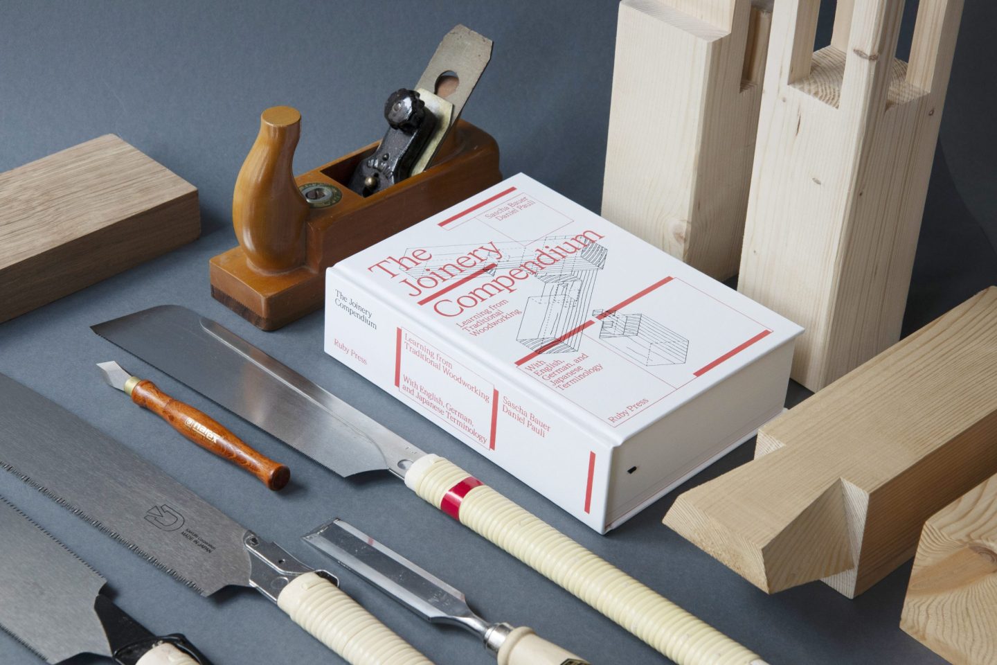 Work book design for “The Joinery Compendium”, a manual for learning from traditional wood working