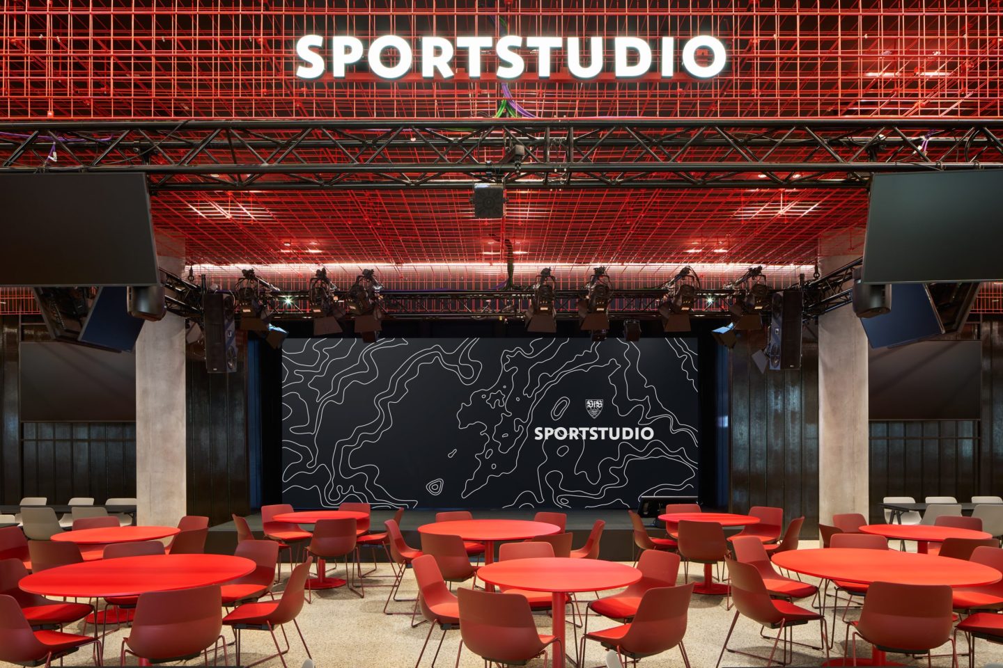 Wayfinding at MHP Arena for VfB Stuttgart