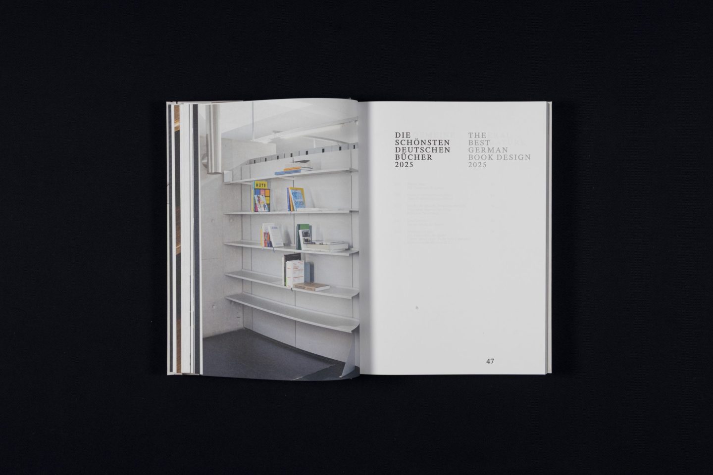 Book design for Stiftung Buchkunst, “Die Schönsten Deutschen Bücher”