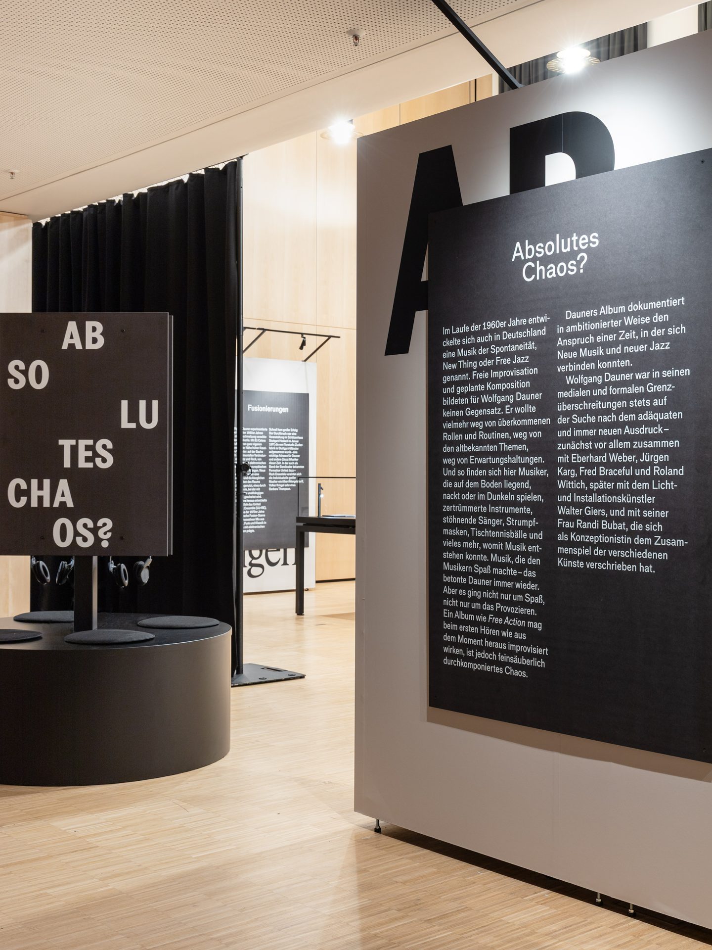 Exhibition view “Jazz et cetera” at Württembergische Landesbibliothek